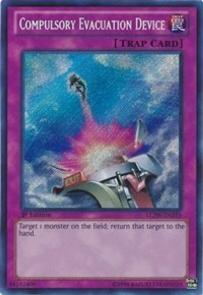 Dispositif d'évacuation obligatoire [LCJW-EN295] Secret Rare 