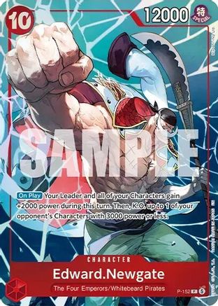 Edward.Newgate (Premium Card Collection -Flame-Flame Fruit Coliseum Edition-) (P-152) - Promo