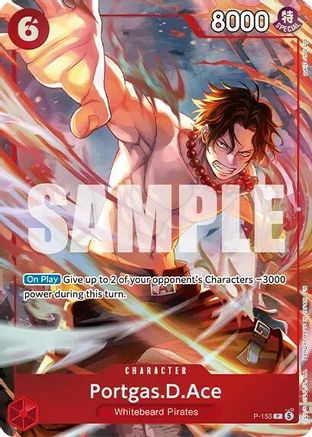 Portgas.D.Ace (Premium Card Collection -Flame-Flame Fruit Coliseum Edition-) (P-153) - Promo