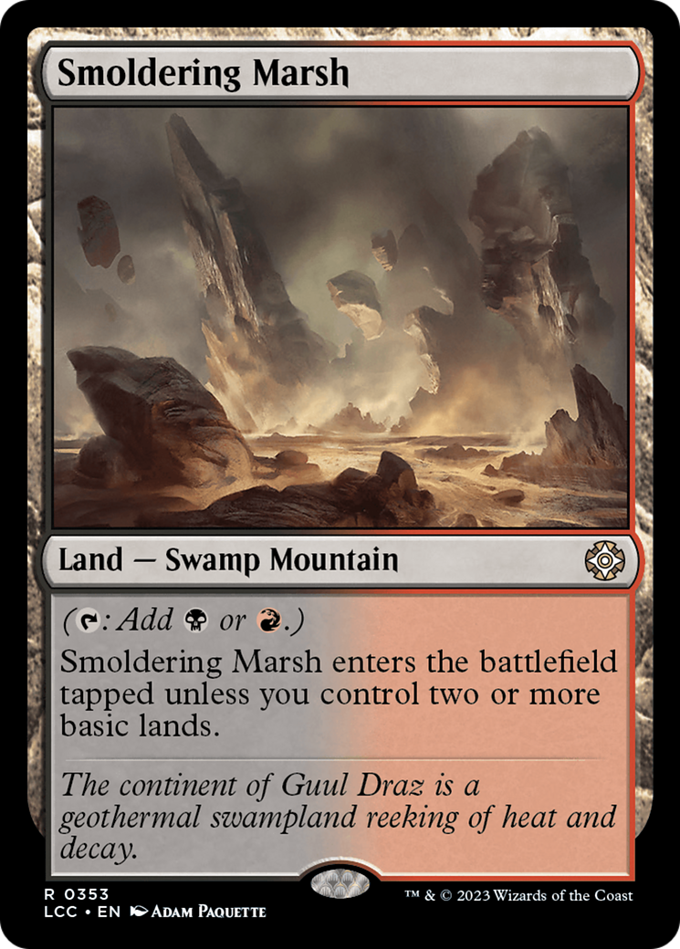Marais fumant [Les cavernes perdues du commandant Ixalan] 