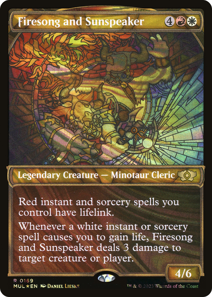 Firesong et Sunspeaker (Halo Foil) [Multiverse Legends] 