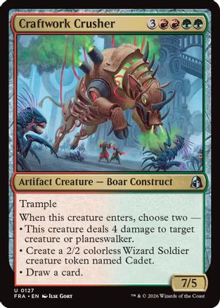 Craftwork Crusher (FRA-127) - Reality Fracture Foil