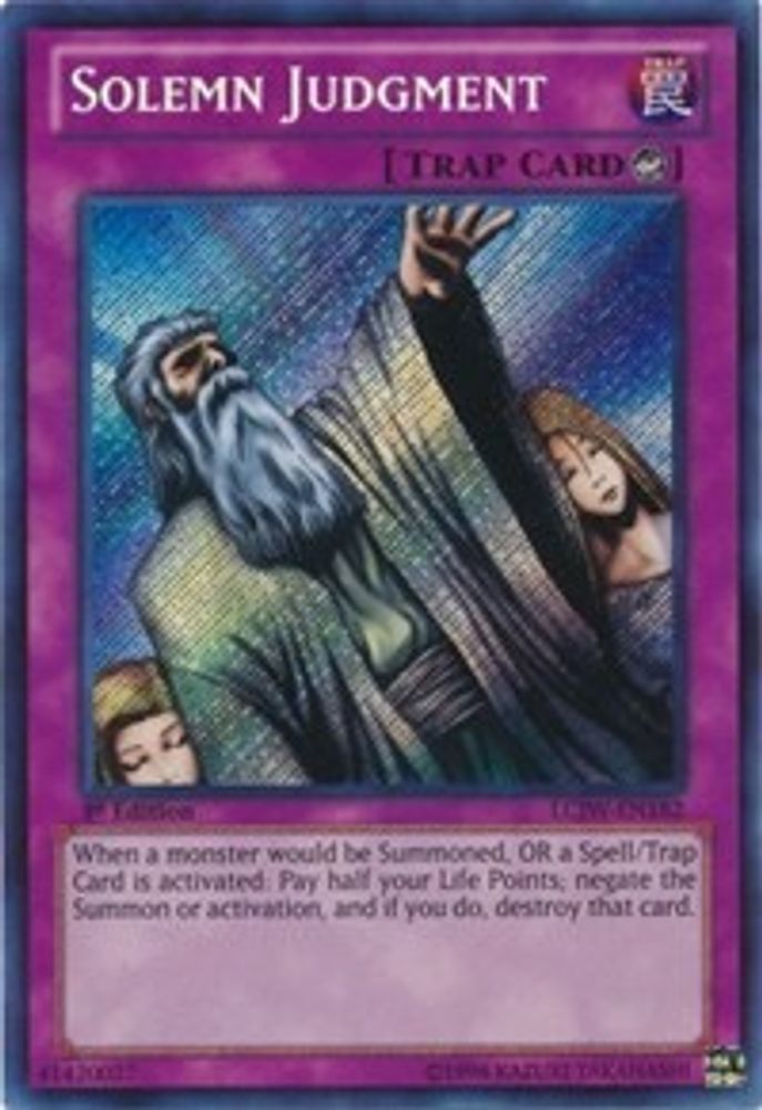 Solemn Judgment (LCJW-EN182) - Secret Rare