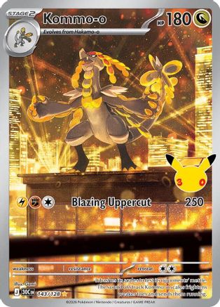 Kommo 143/128  - Holofoil - Illustration Rare