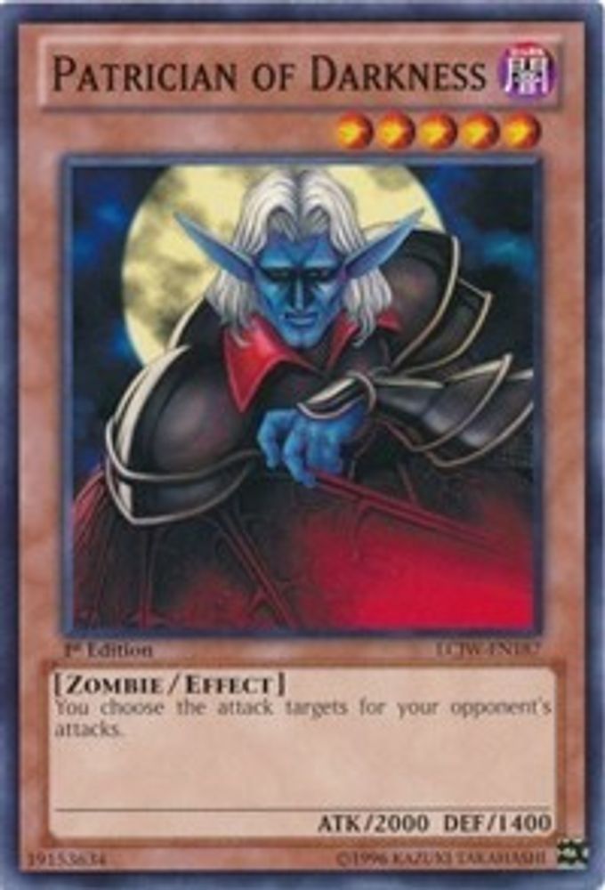 Patrician of Darkness (LCJW-EN187) - Common