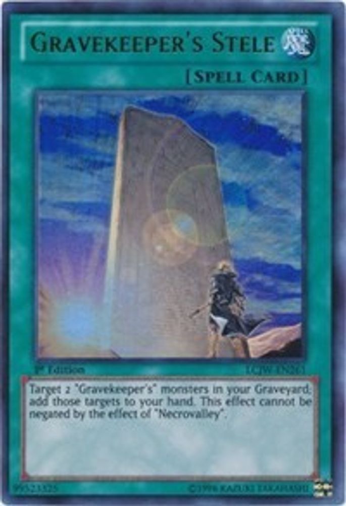 Gravekeeper's Stele (LCJW-EN261) - Ultra Rare