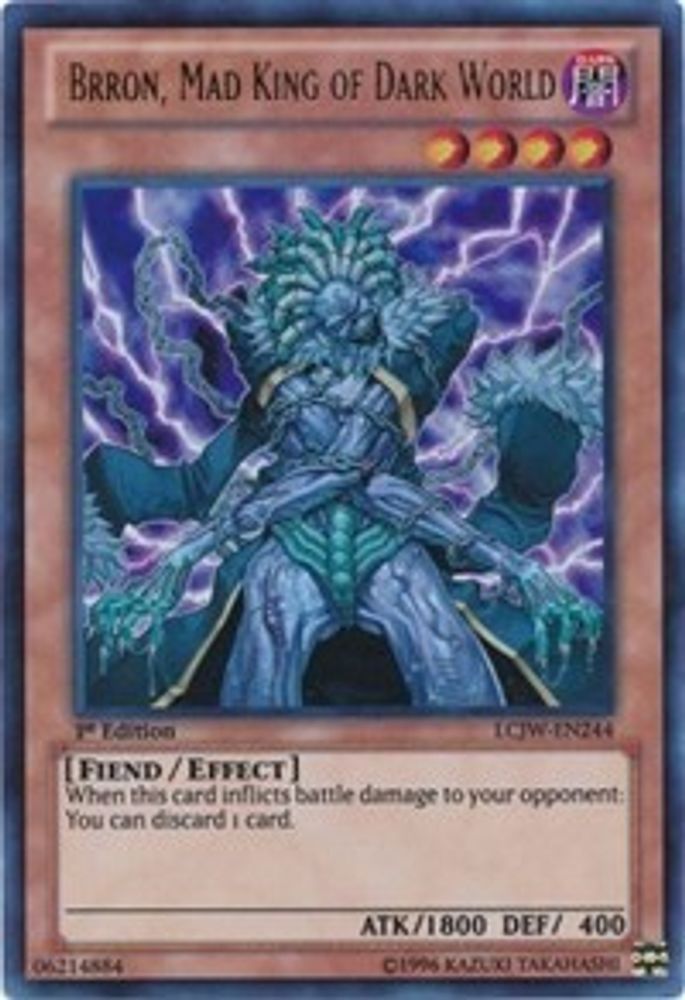 Brron, Mad King of Dark World (LCJW-EN244) - Ultra Rare