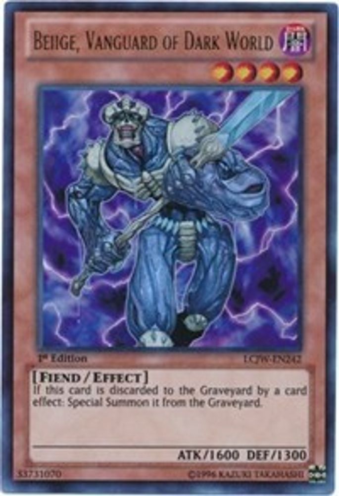 Beiige, Vanguard of Dark World (LCJW-EN242) - Ultra Rare
