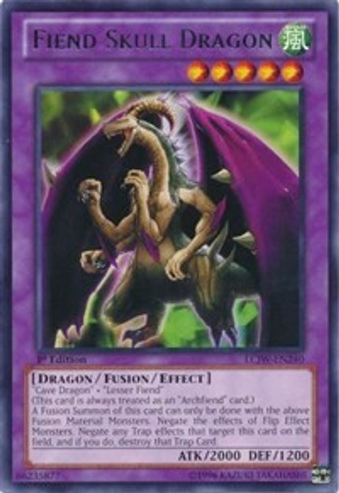 Fiend Skull Dragon (LCJW-EN240) - Rare