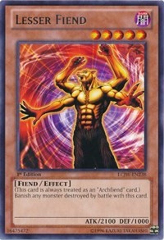 Lesser Fiend (LCJW-EN238) - Rare