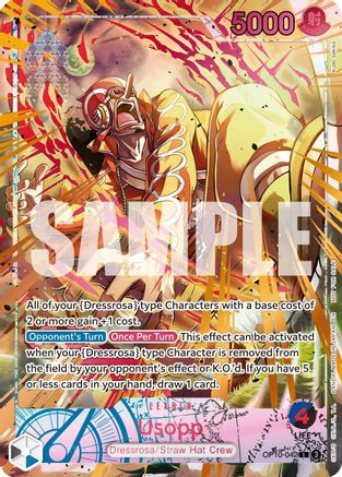 Usopp (Flame-Flame Fruit Coliseum) (OP10-042) - Leader