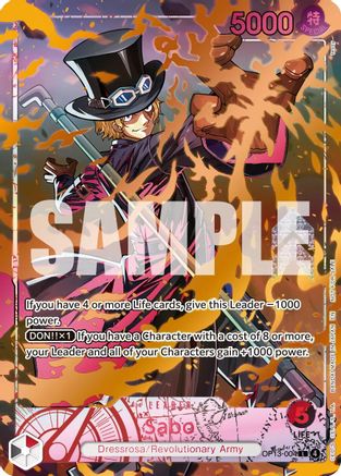 Sabo (Flame-Flame Fruit Coliseum) (OP13-004) - Leader