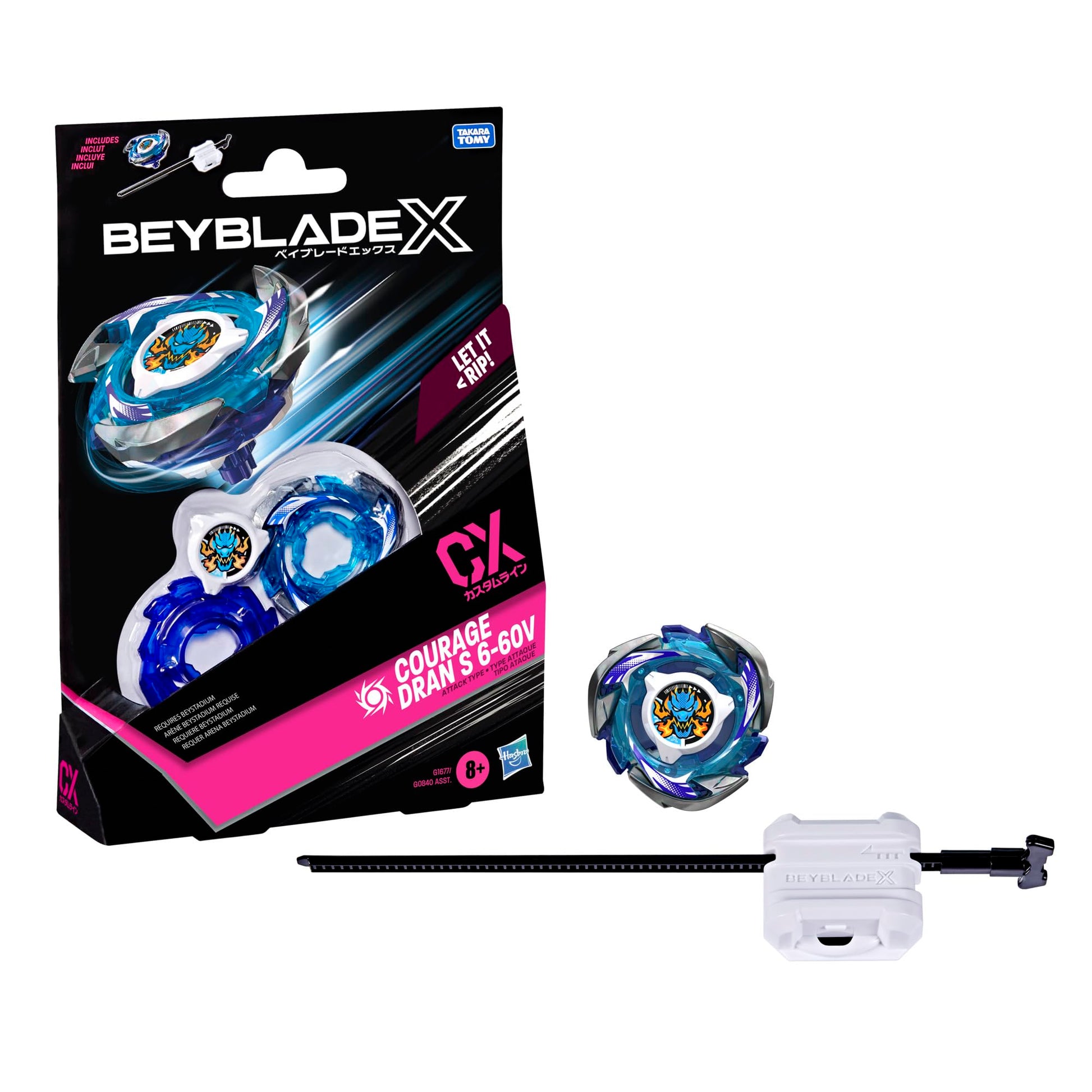 Beyblade X -  Courage Dran S  6-60V Beyblade X Starter CX Hasbro