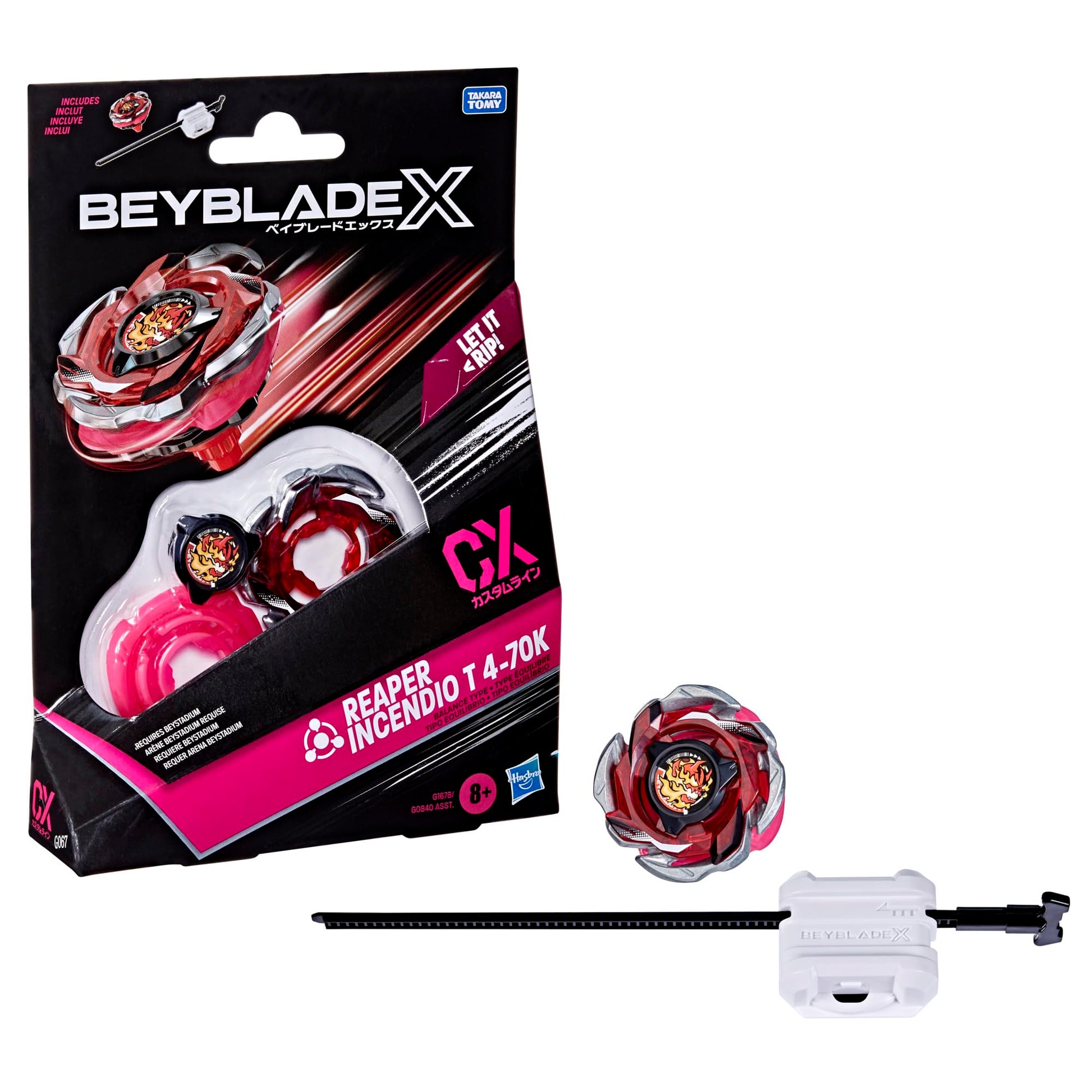 Beyblade X -  Reaper Incendio T 4-70K Beyblade X Starter CX Hasbro