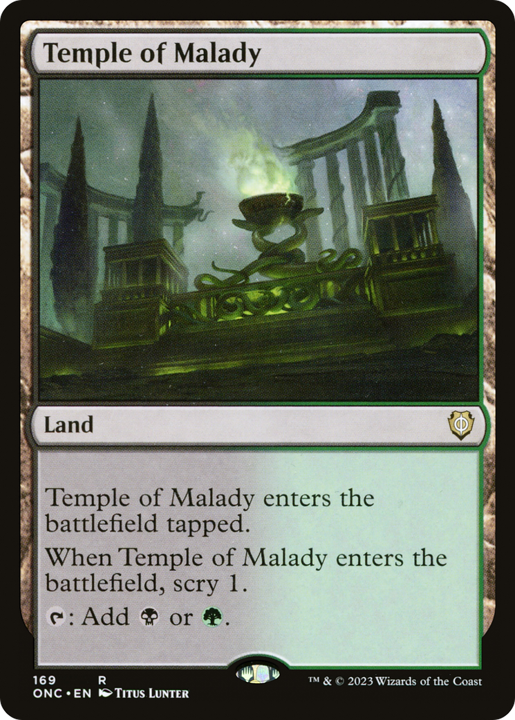 Temple de la Maladie [Phyrexia : Tous seront un seul commandant] 