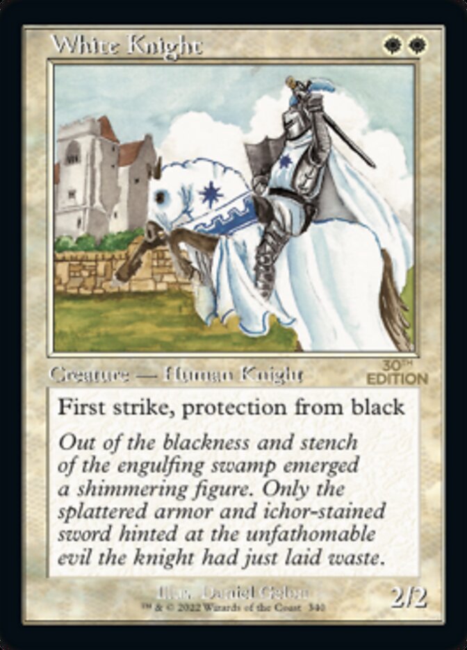 White Knight (Retro Frame) (30A-340) - 30th Anniversary Edition
