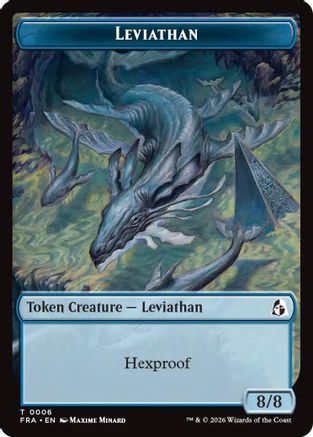 Leviathan // Beast Double-Sided Token (FRA-6 // 8) - Reality Fracture