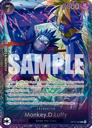 Monkey.D.Luffy (Treasure Cup August 2026) (OP15-092) - Rare