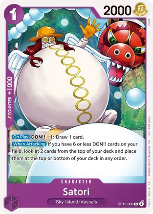 Satori (Tournament Pack 2026 Vol. 4) (OP15-066) - Rare