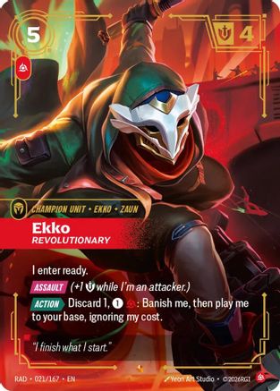 Ekko, Revolutionary (021/167) - Radiance Foil