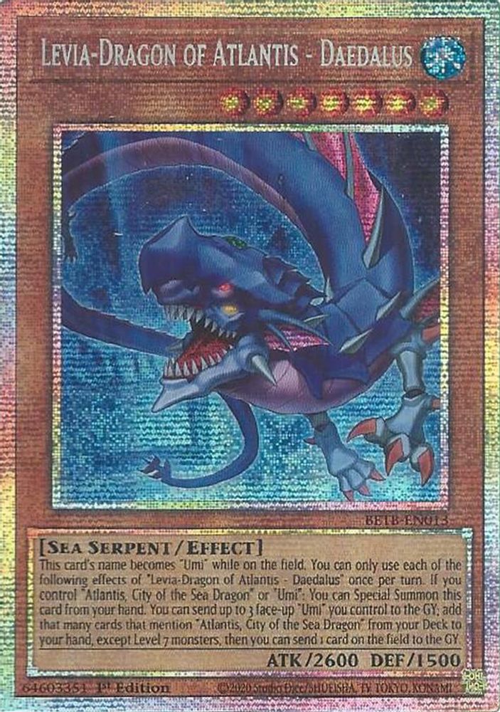 Levia-Dragon of Atlantis - Daedalus (Starlight Rare) (BETB-EN013) - Starlight Rare