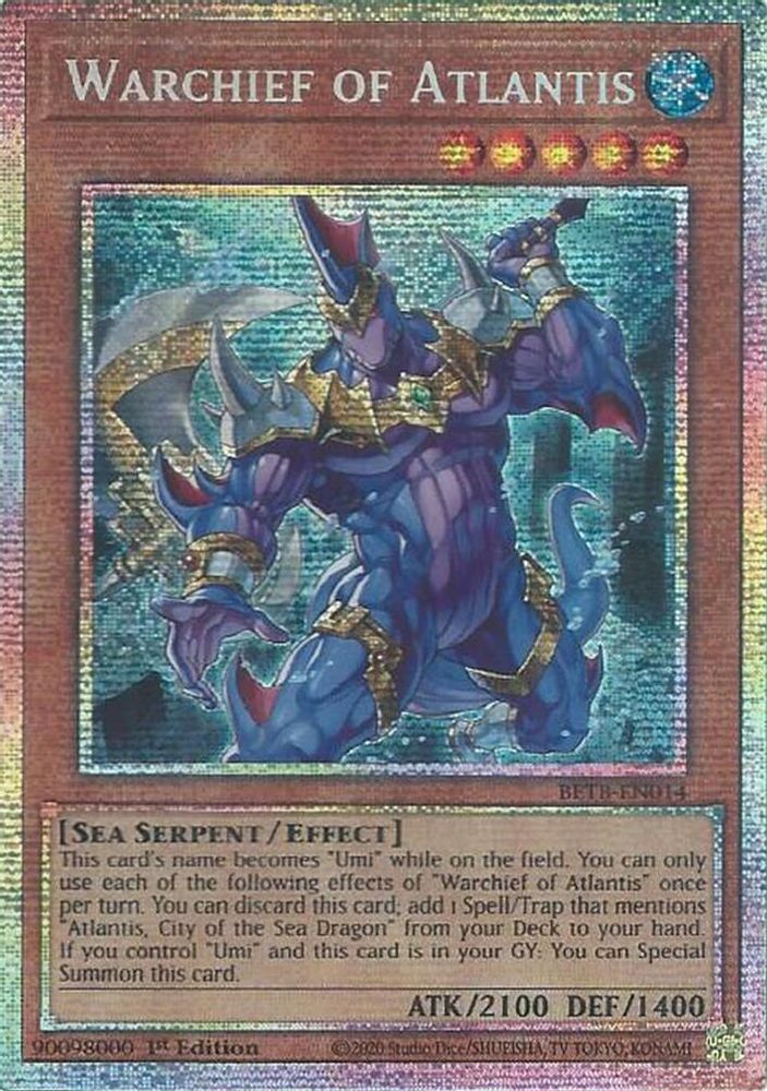 Warchief of Atlantis (Starlight Rare) (BETB-EN014) - Starlight Rare