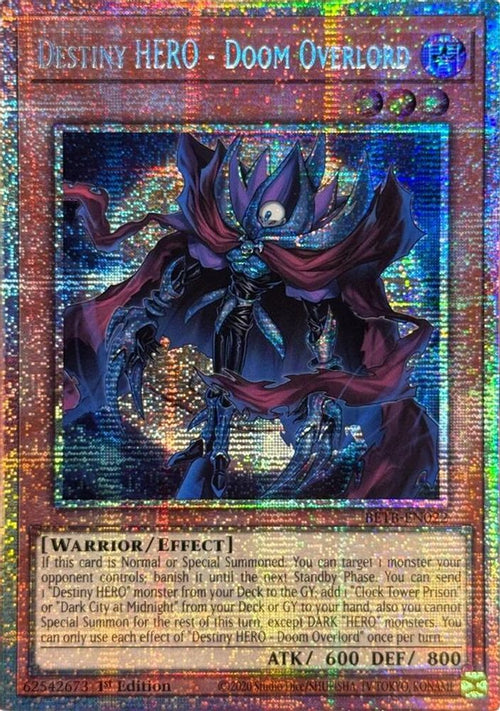 Destiny HERO - Doom Overlord (Starlight Rare) (BETB-EN022) - Starlight Rare