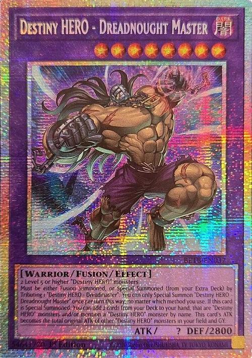 Destiny HERO - Dreadnought Master (Starlight Rare) (BETB-EN037) - Starlight Rare