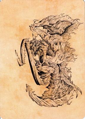 Miirym, carte d'art Sentinel Wyrm [Commander Legends : Battle for Baldur's Gate Art Series] 