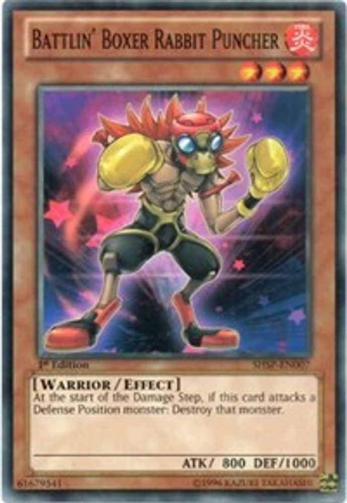 Battlin' Boxer Rabbit Puncher (SHSP-EN007) - Common