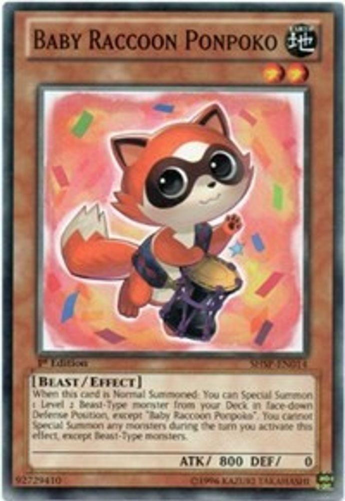Baby Raccoon Ponpoko (SHSP-EN014) - Common