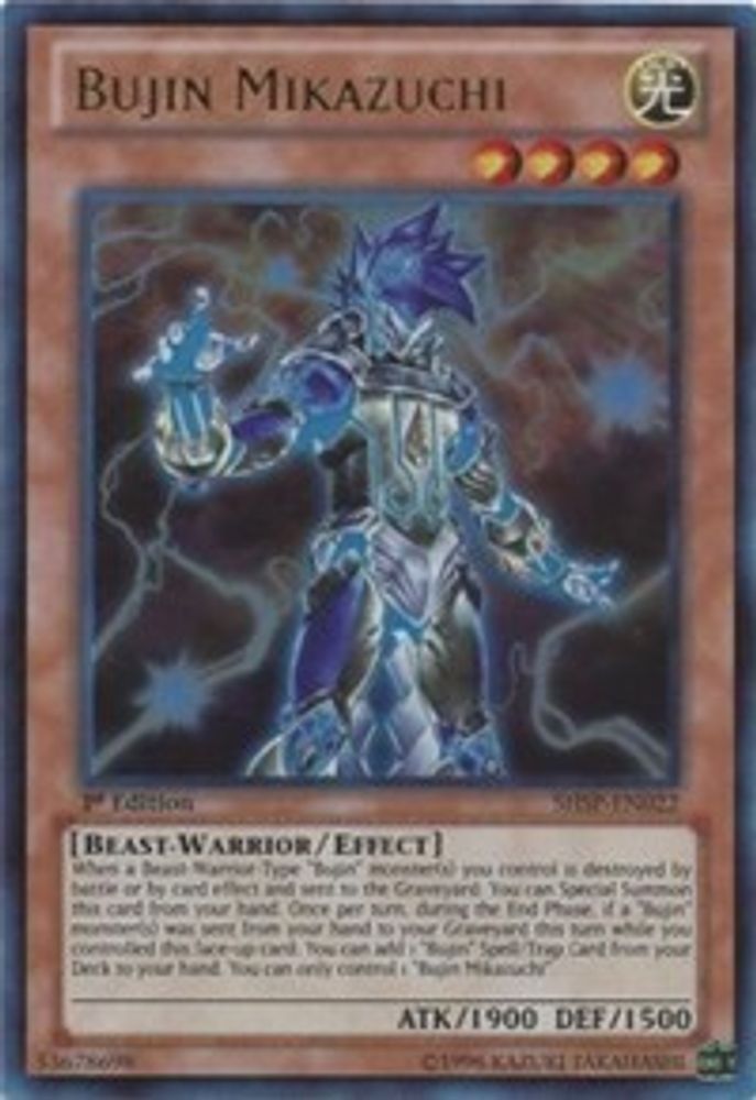 Bujin Mikazuchi (SHSP-EN022) - Ultra Rare