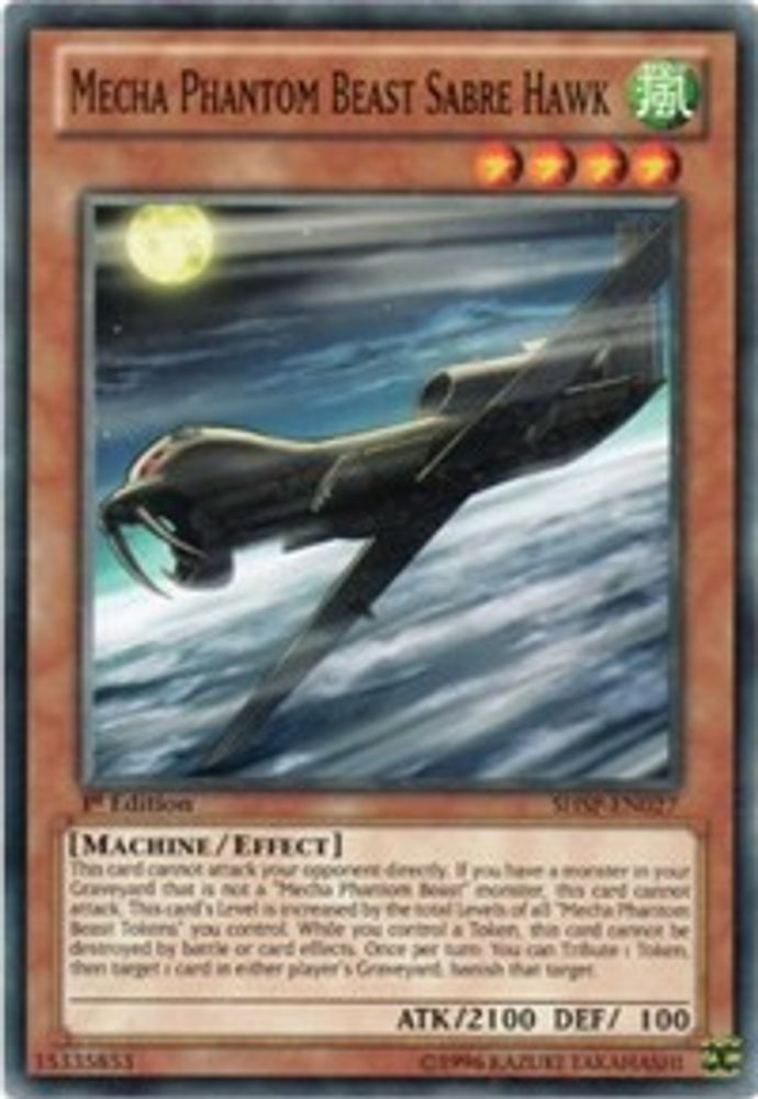 Mecha Phantom Beast Sabre Hawk (SHSP-EN027) - Common