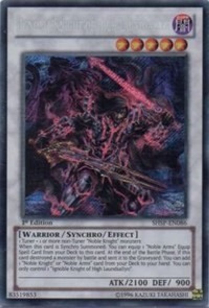 Ignoble Knight of High Laundsallyn (SHSP-EN086) - Secret Rare