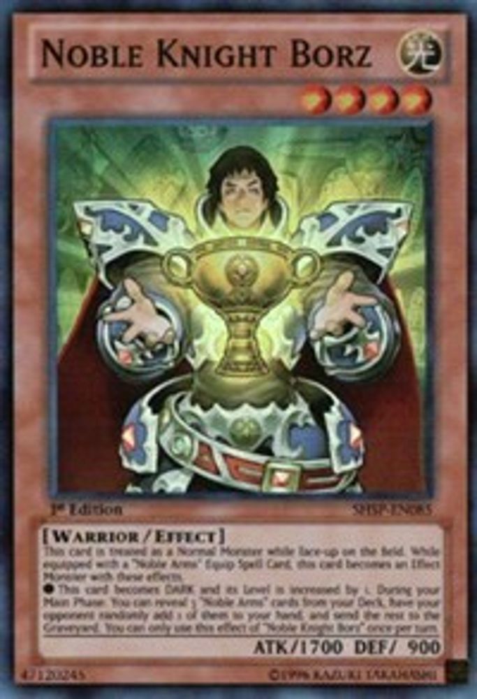 Noble Knight Borz (SHSP-EN085) - Super Rare