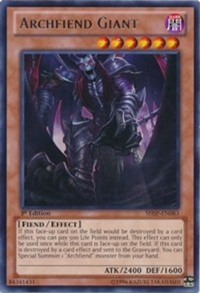 Archfiend Giant (SHSP-EN083) - Rare