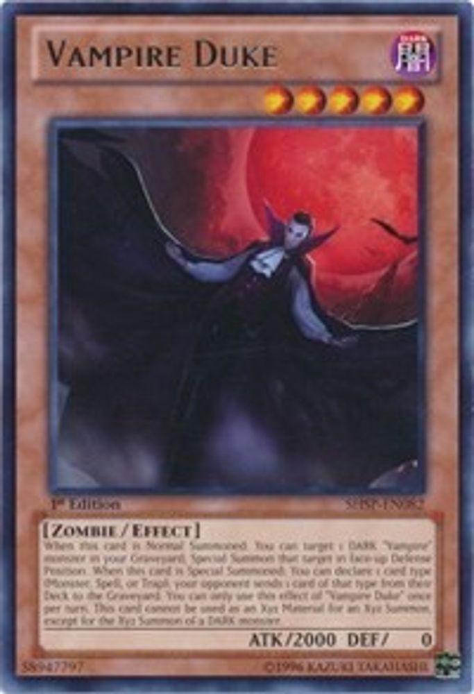 Vampire Duke (SHSP-EN082) - Rare