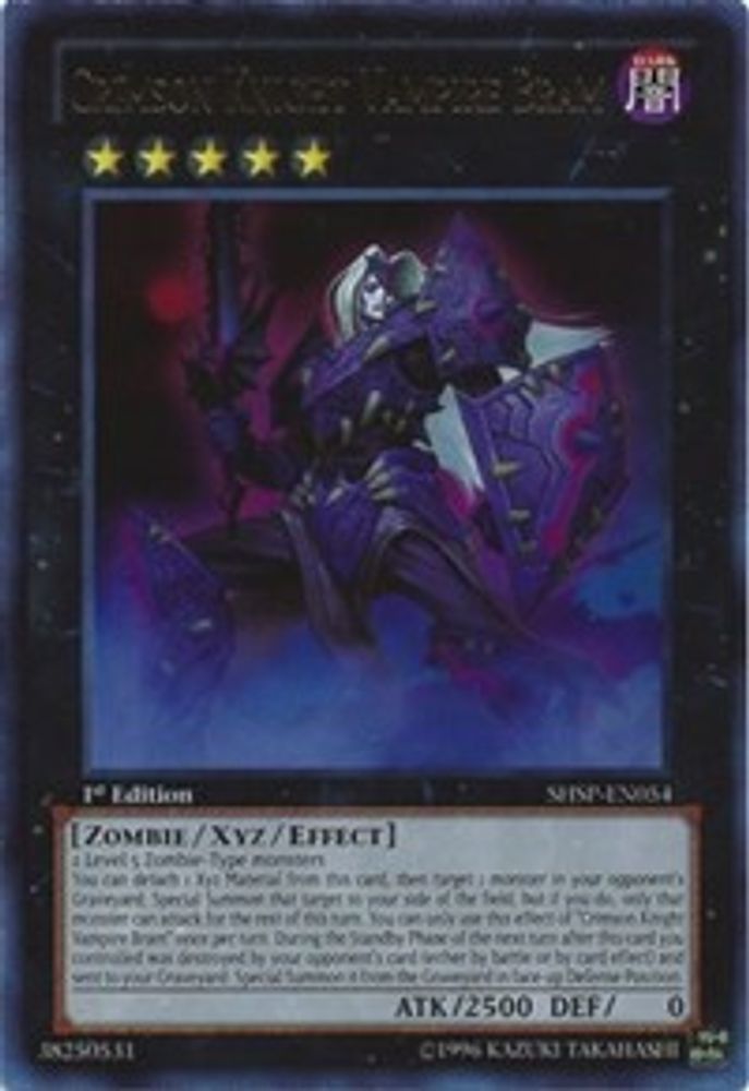 Crimson Knight Vampire Bram (SHSP-EN054) - Ultra Rare