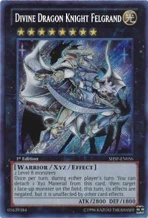 Chevalier Dragon Divin Felgrand [SHSP-EN056] Secret Rare 