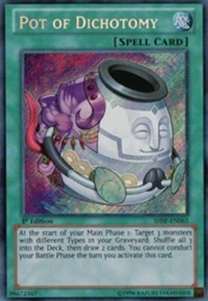 Pot of Dichotomy (SHSP-EN065) - Secret Rare