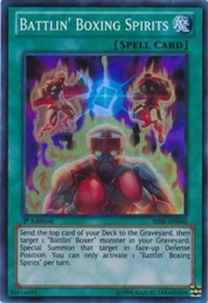Battlin' Boxing Spirits (SHSP-EN060) - Super Rare