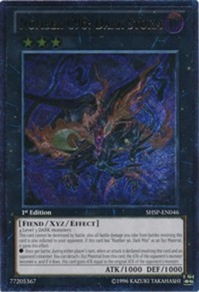 Number C96: Dark Storm (UTR) (SHSP-EN046) - Ultimate Rare