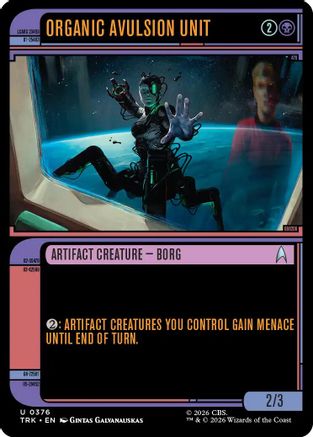 Organic Avulsion Unit (Showcase) (TRK-376) - Star Trek Foil