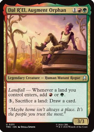 Dal R'El, Augment Orphan (TRK-231) - Star Trek Foil