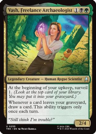 Vash, Freelance Archaeologist (TRK-255) - Star Trek Foil