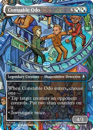 Constable Odo (Borderless) (TRK-348) - Star Trek Foil
