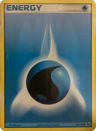 Water Energy - 106/109 (2005 No E Reader)/109  - Common