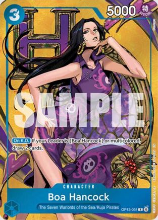 Boa Hancock (OP13-051) (Mini Case Set Vol. 3 Sunohara Artwork) (OP13-051) - Rare