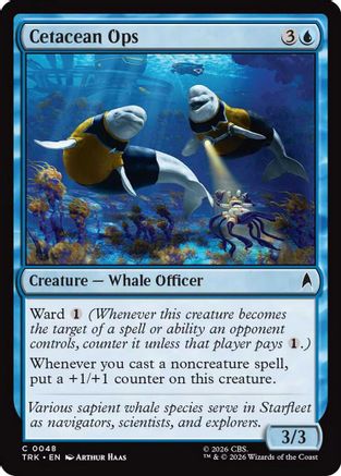 Cetacean Ops (TRK-048) - Star Trek Foil