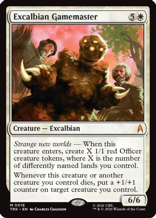 Excalbian Gamemaster (TRK-016) - Star Trek Foil